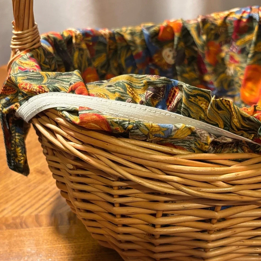 Fall Decor Wicker Basket-the Collection of Albin Linor, Master Weaver & Designer